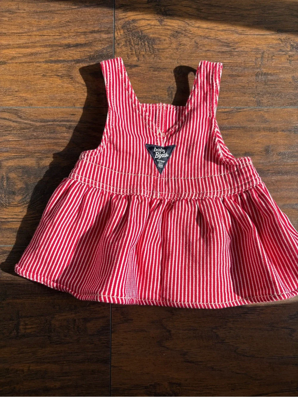 Baby B’gosh Red Stripe Jumper Dress 3M